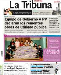 Portada de La Tribuna de Cuenca (España)