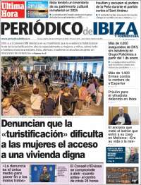 Portada de Periódico de Ibiza (España)