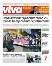 Portada de Viva Huelva (España)