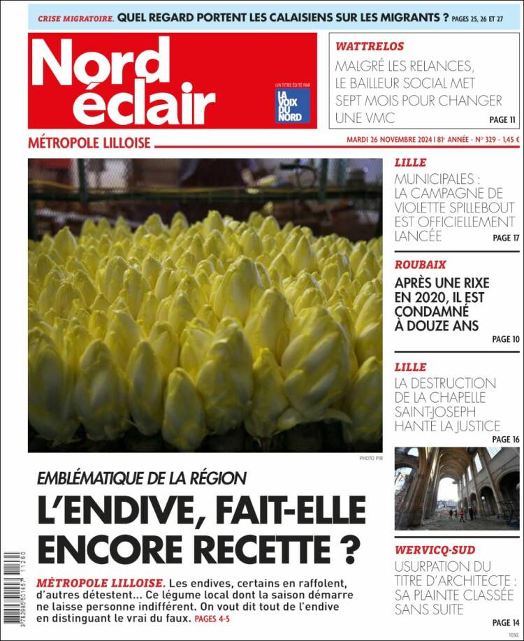 Portada de Nord Éclair (Francia)