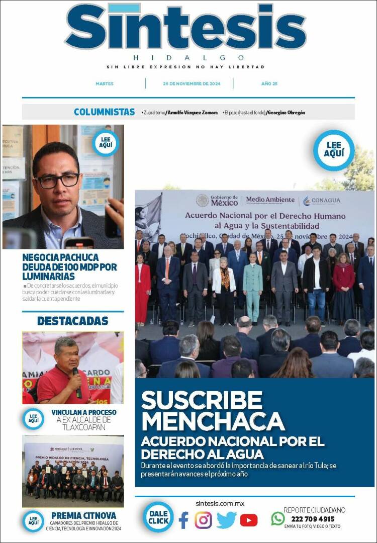 Portada de Sistesis - Hidalgo (México)