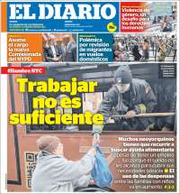 Portada de El Diario NY (USA)