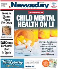 Portada de Newsday (USA)