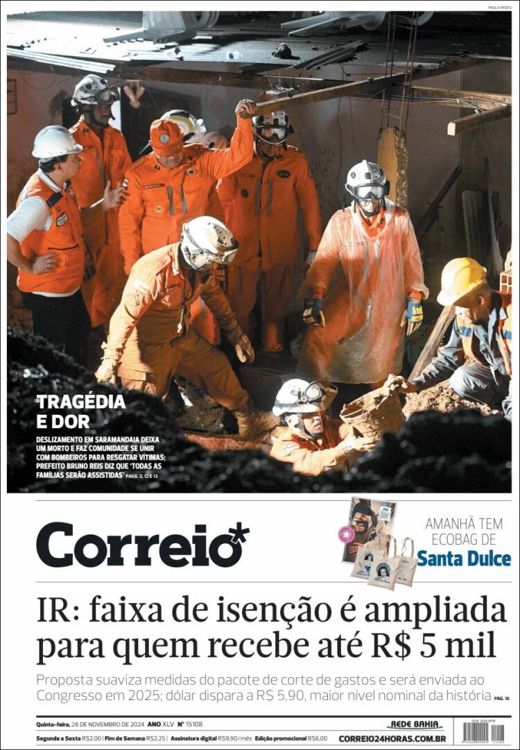 Portada de Correio* (Brasil)