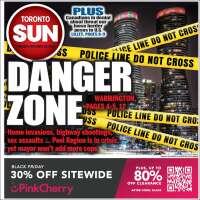 Portada de The Toronto Sun (Canadá)