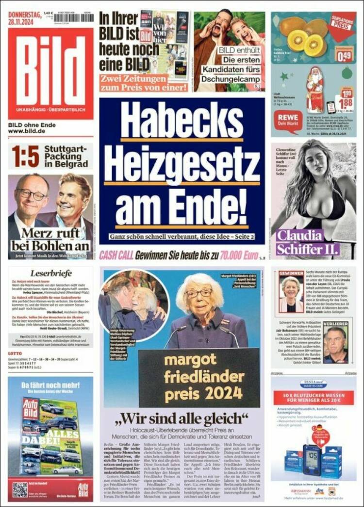 Portada de Bild (Alemania)
