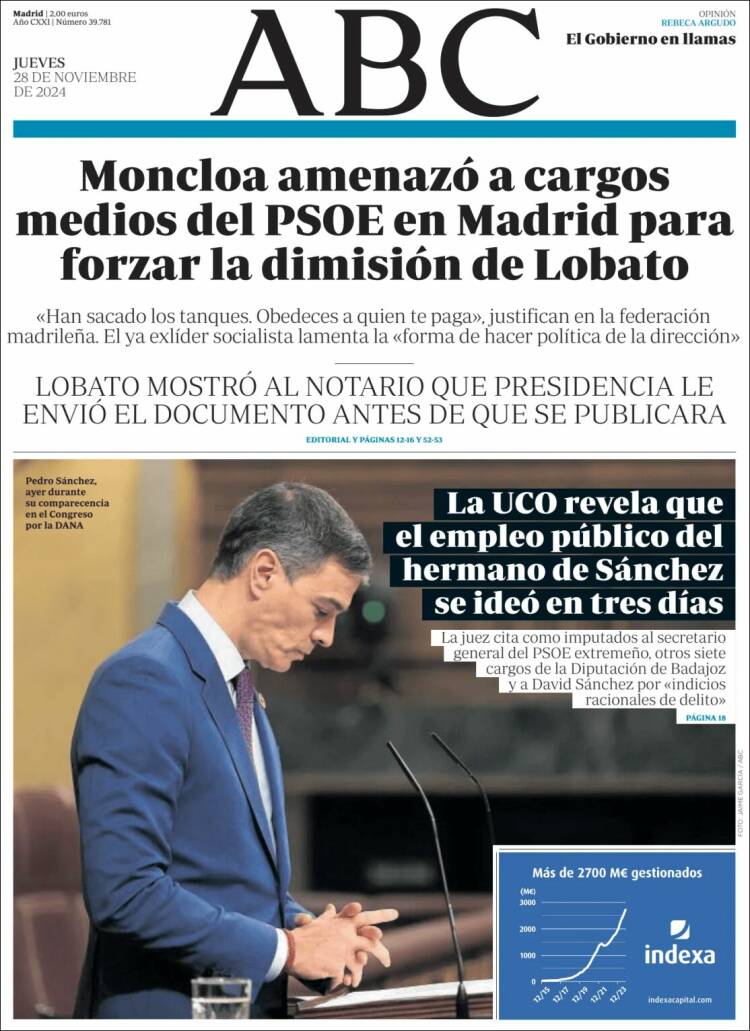 Portada de ABC (España)