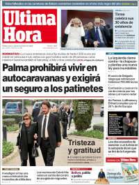 Portada de Última Hora (España)