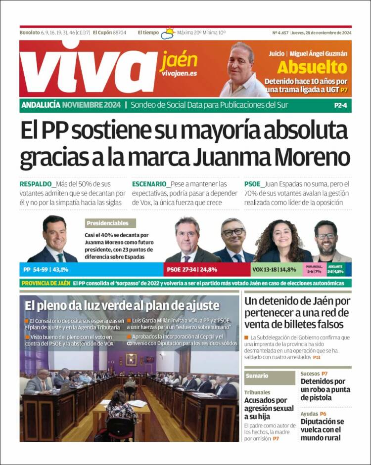 Portada de Viva Jaén (España)