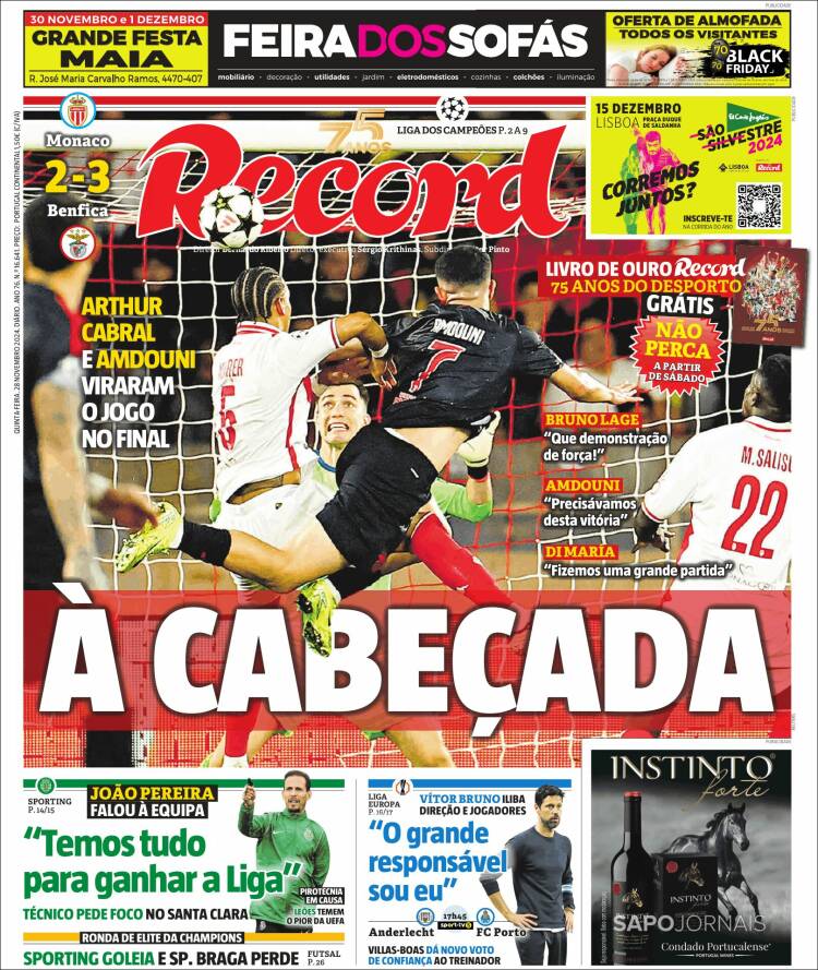 Portada de Record (Portugal)