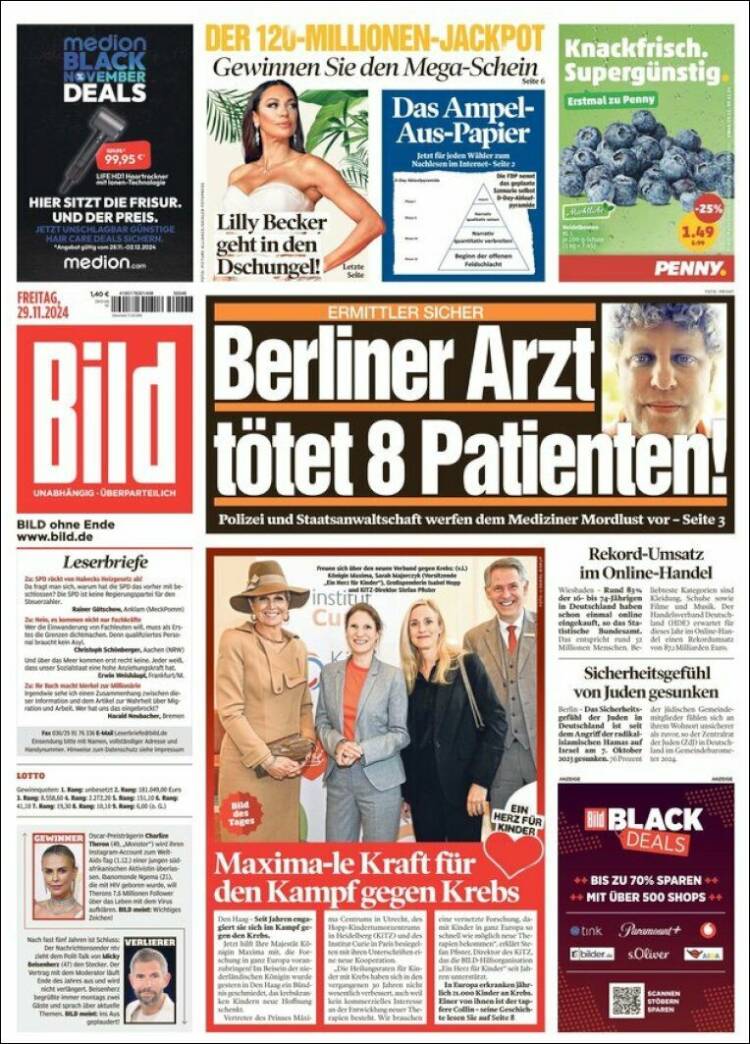 Portada de Bild (Alemania)