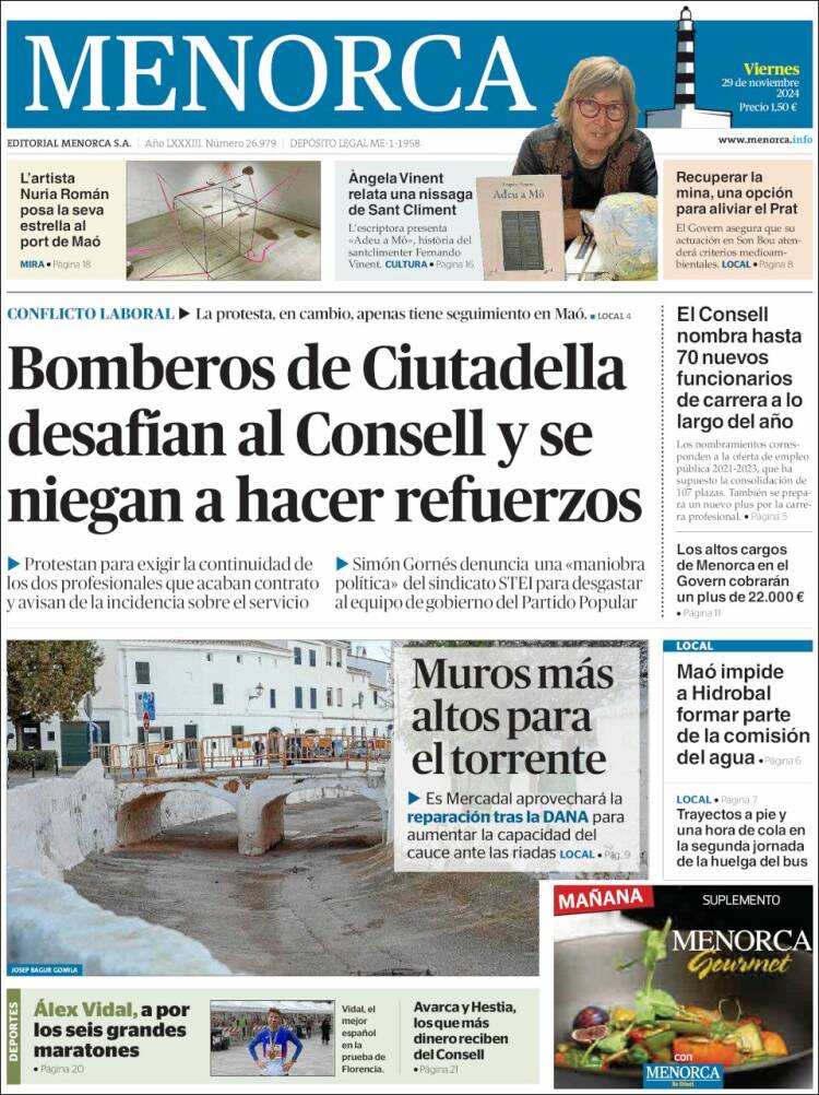 Portada de Menorca - Diario Insular (Spain)