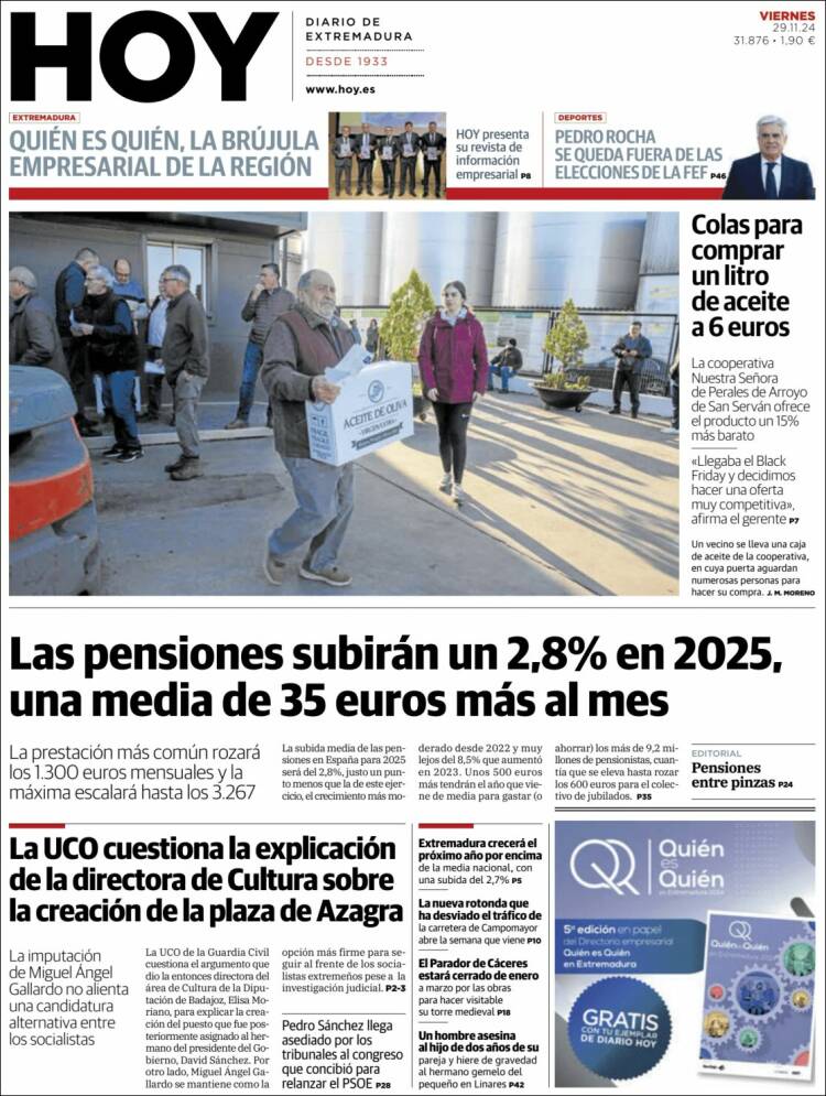 Portada de Hoy - Badajoz (España)