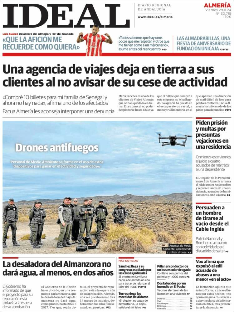 Portada de Ideal Almeria (España)