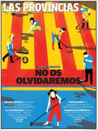 Portada de Las Provincias (España)