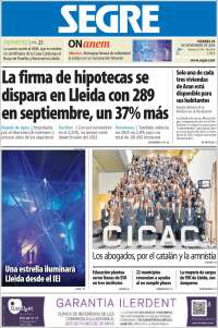 Portada de Segre  (España)