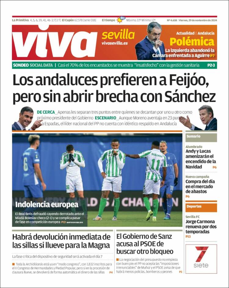 Portada de Viva Sevilla (España)