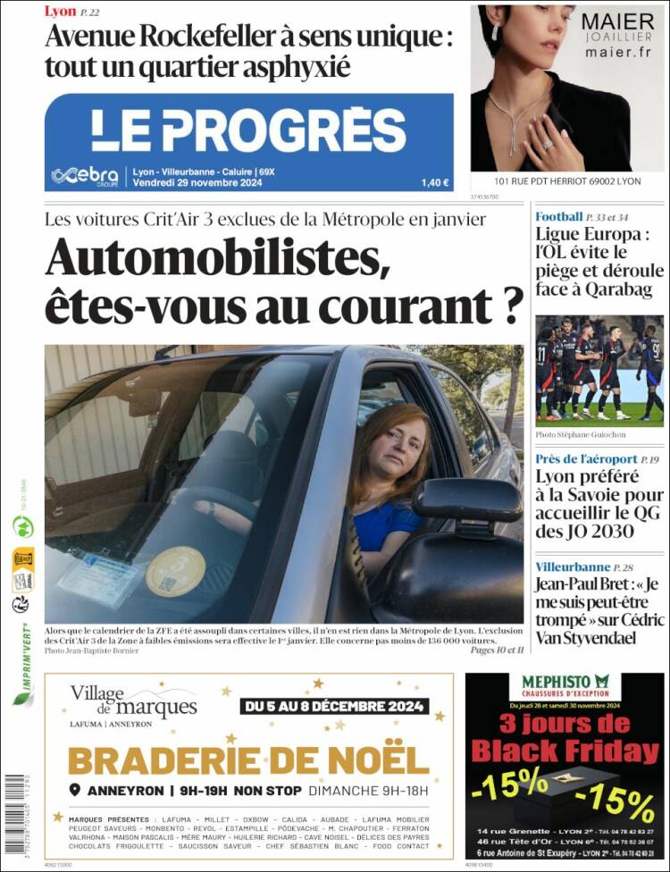 Portada de Progres de Fecamp (Francia)