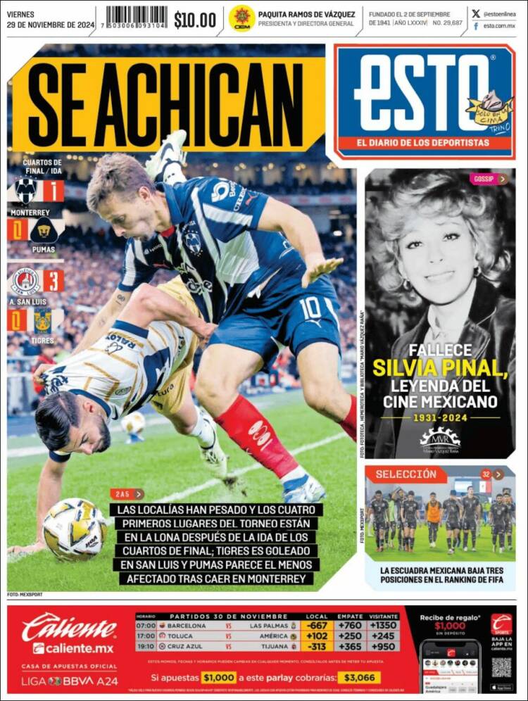 Portada de Esto (M&eacute;xico)