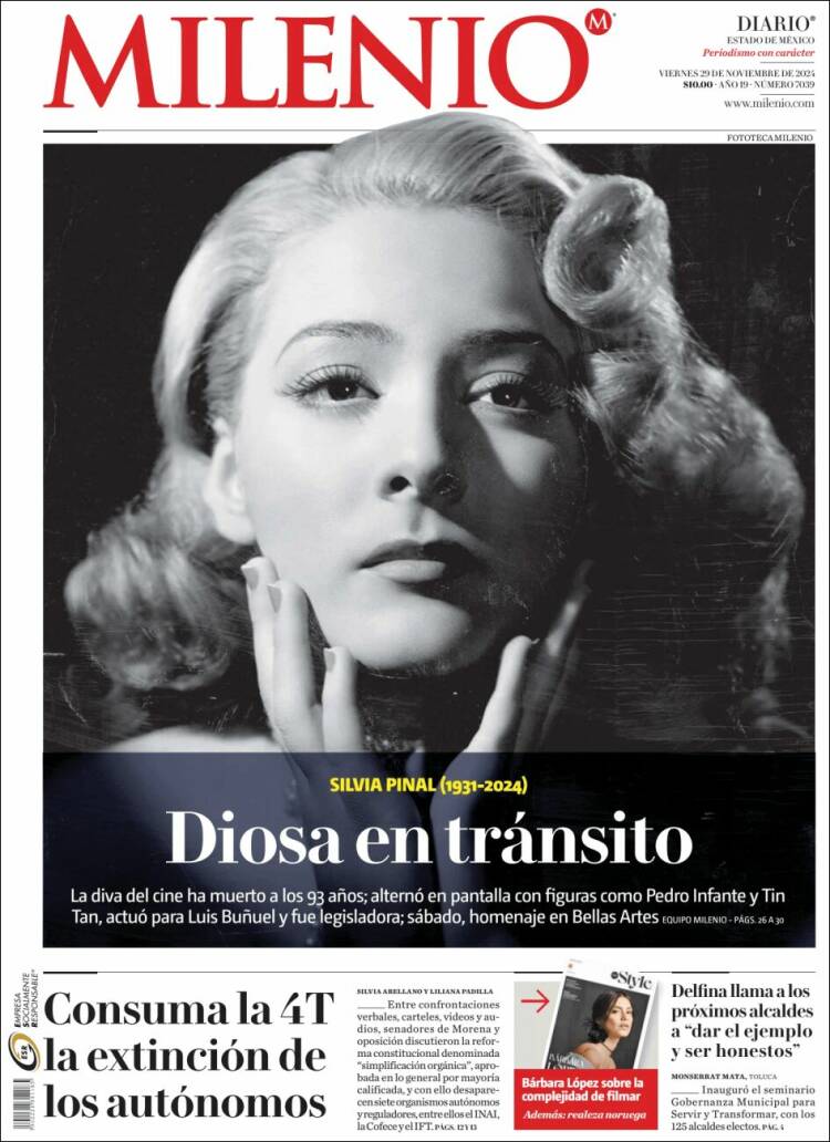 Portada de Milenio - Estado de México (M&eacute;xico)