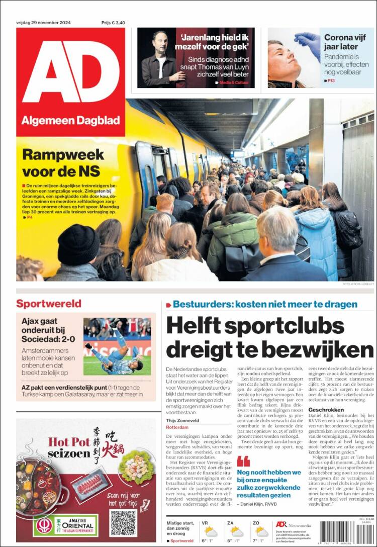 Portada de AD (Pa&iacute;ses Bajos)