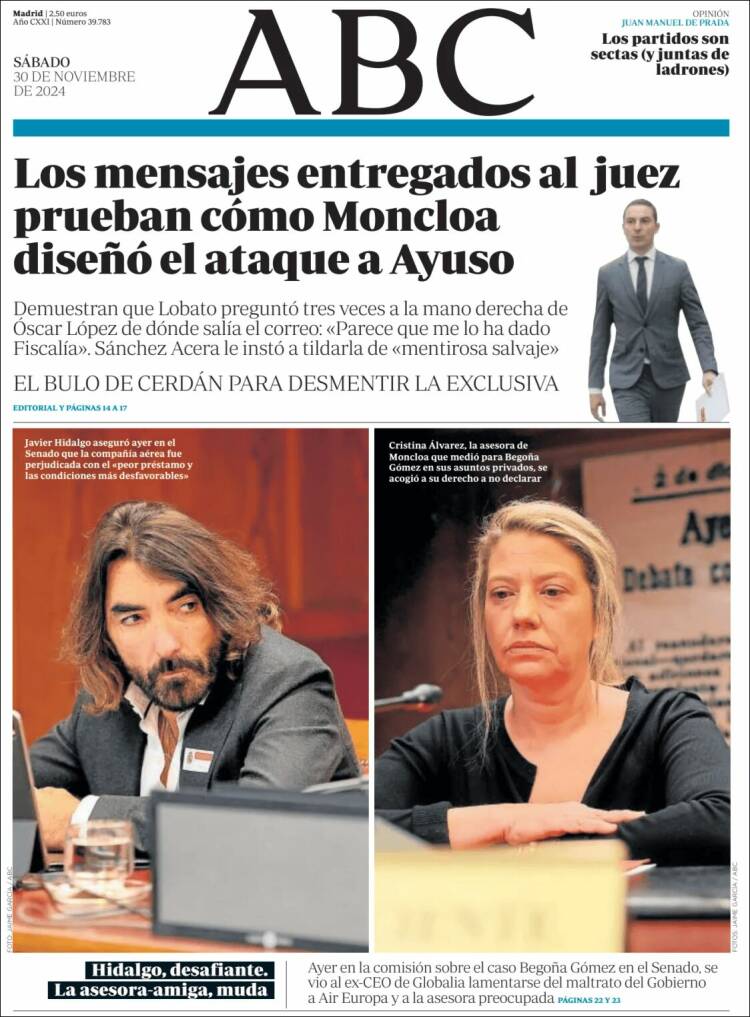 Portada de ABC (España)