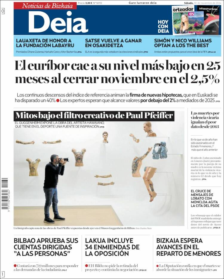 Portada de Deia (España)