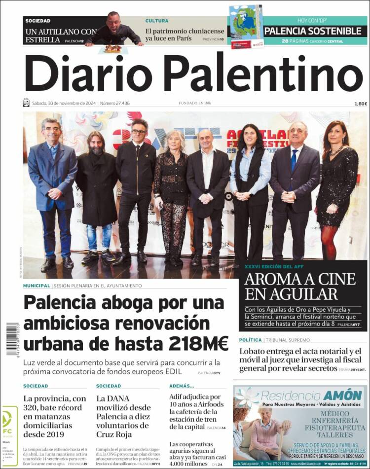 Portada de Diario Palentino (España)