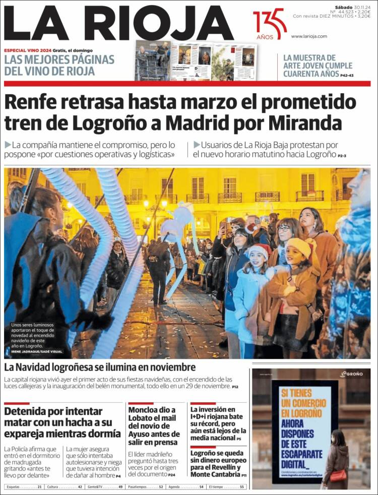 Portada de La Rioja (España)