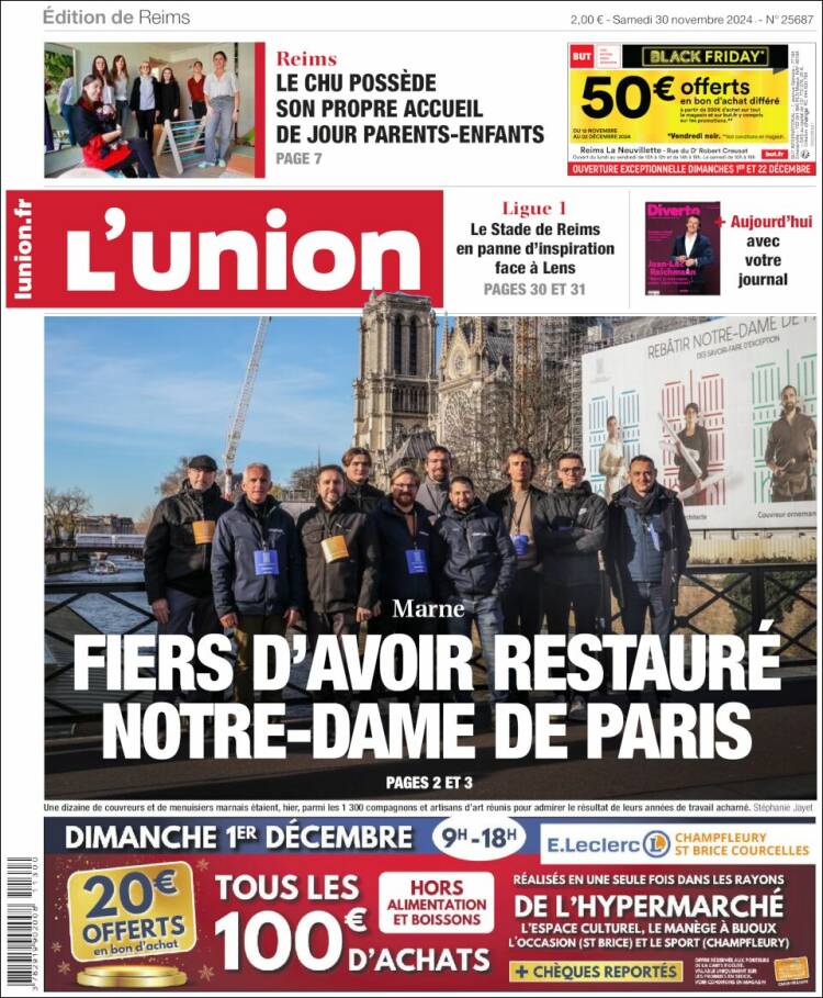 Portada de L'Union (France)