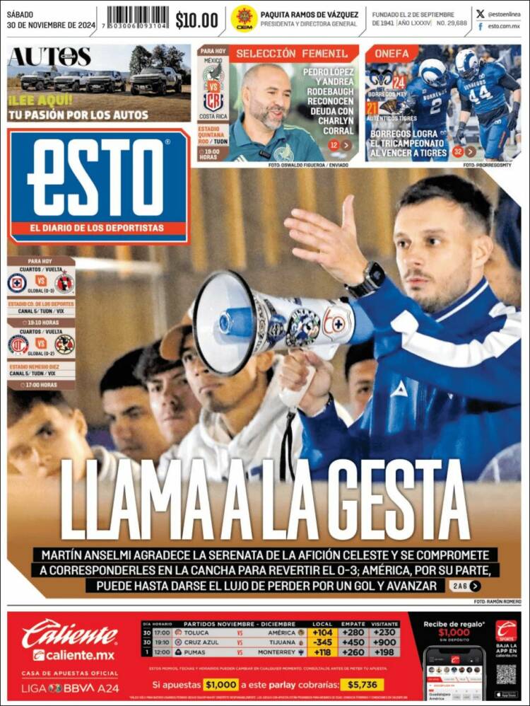Portada de Esto (Mexico)