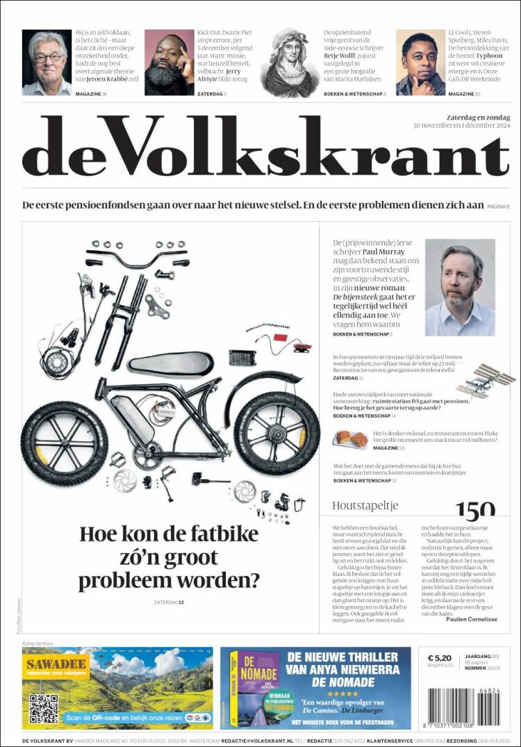 Portada de De Volkskrant (Netherlands)