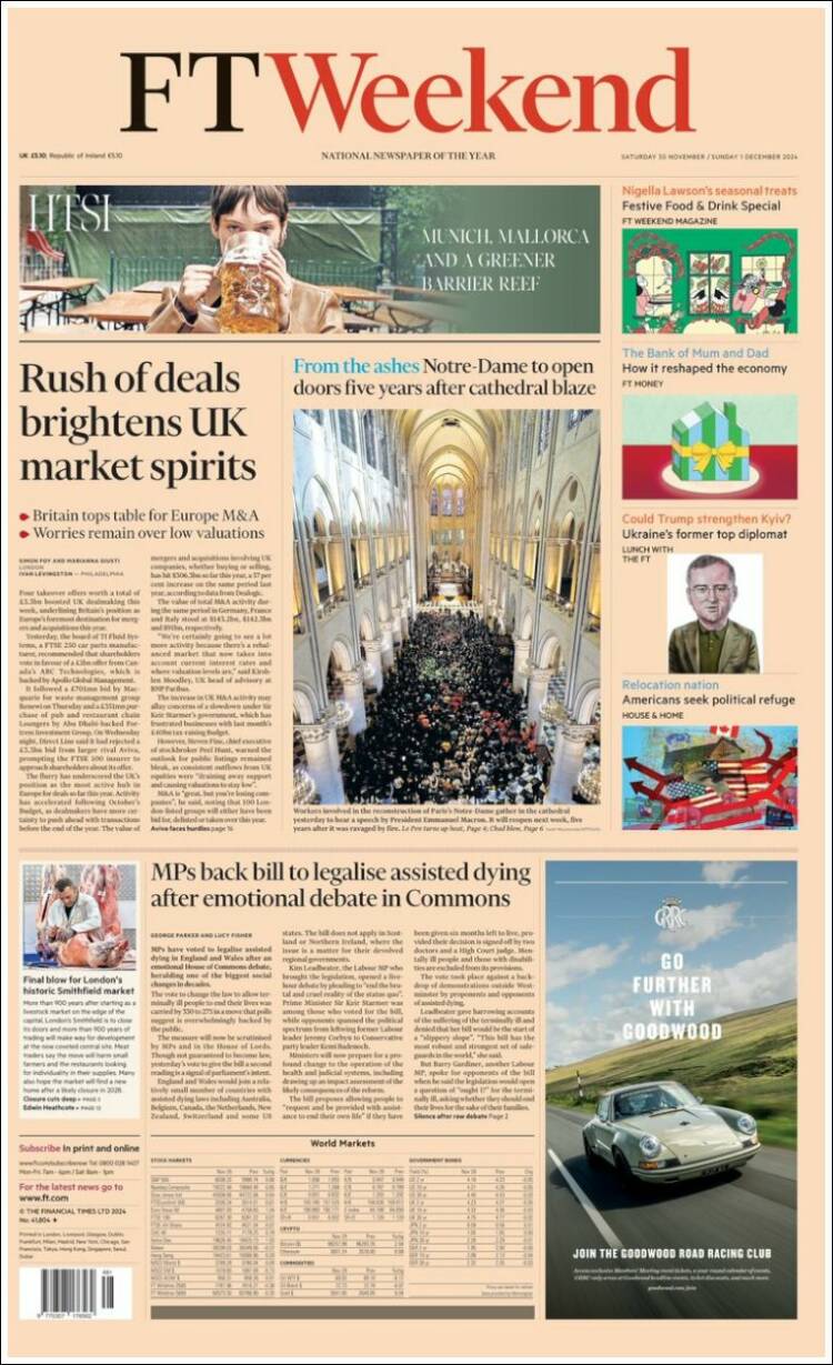 Portada de Financial Times (United Kingdom)