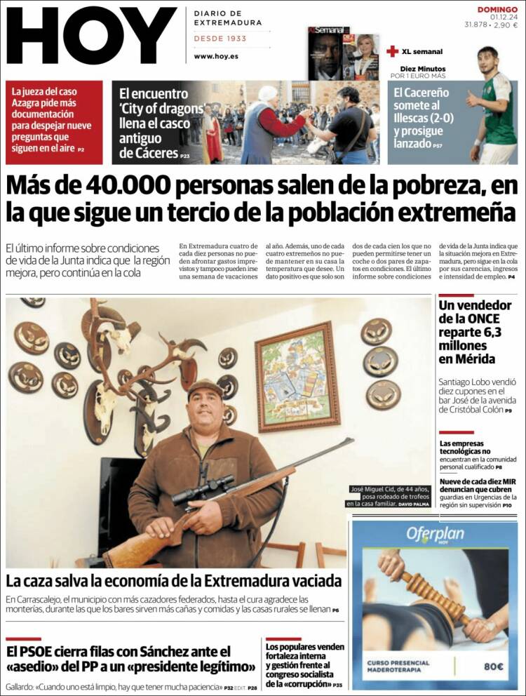 Portada de Hoy - Badajoz (España)