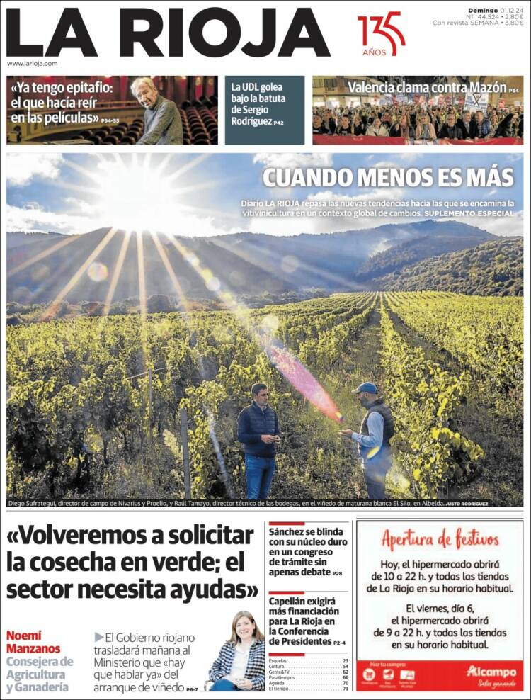 Portada de La Rioja (España)