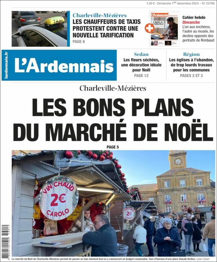 Portada de L'Ardenais (Francia)