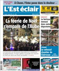 Portada de L'Est Eclair (Francia)