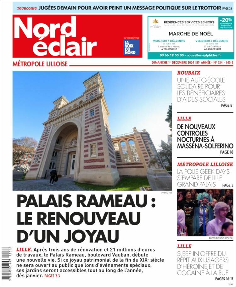 Portada de Nord Éclair (Francia)