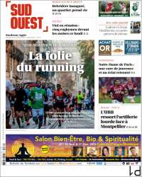 Portada de Sud Ouest (Francia)