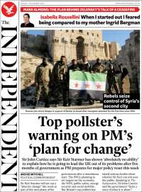 Portada de The Independent (United Kingdom)