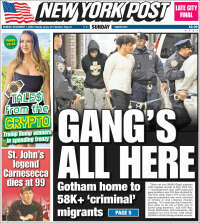 Portada de New York Post (USA)