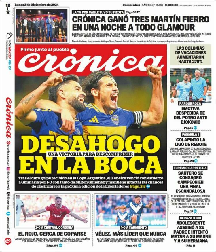 Portada de La Voz del Chaco (Argentina)