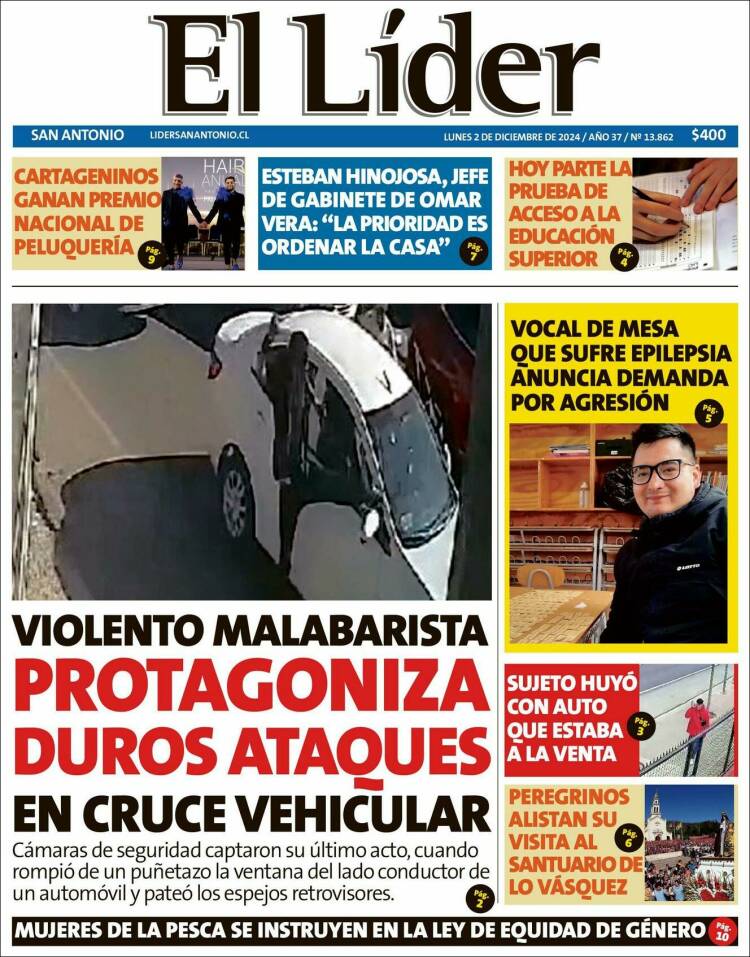 Portada de Lider de San Antonio (Chile)