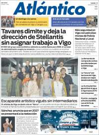 Portada de Atlántico Diario (España)