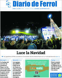 Portada de Diario de Ferrol (España)