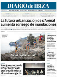 Portada de Diario de Ibiza (España)