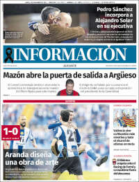 Portada de Diario Información (España)