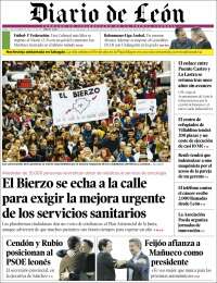 Portada de Diario de León (España)