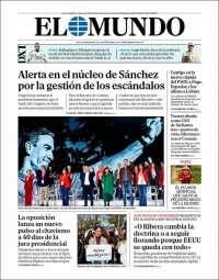 Portada de El Mundo (España)