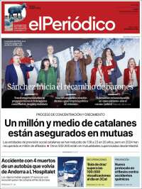 Portada de El Periódico (España)